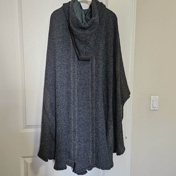 Kerry Woollen Mills Hooded Cape Irish Cashmere Merino Wool - Picture 4 of 13